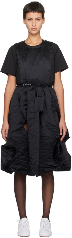 Photo: Black Comme des Garçons Black Cutout Midi Dress
