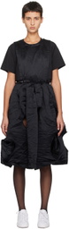 Black Comme des Garçons Black Cutout Midi Dress