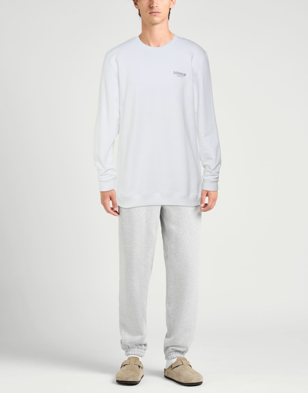 Dondup Mens Sweatshirt in White