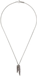 Isabel Marant Silver Engraved Necklace