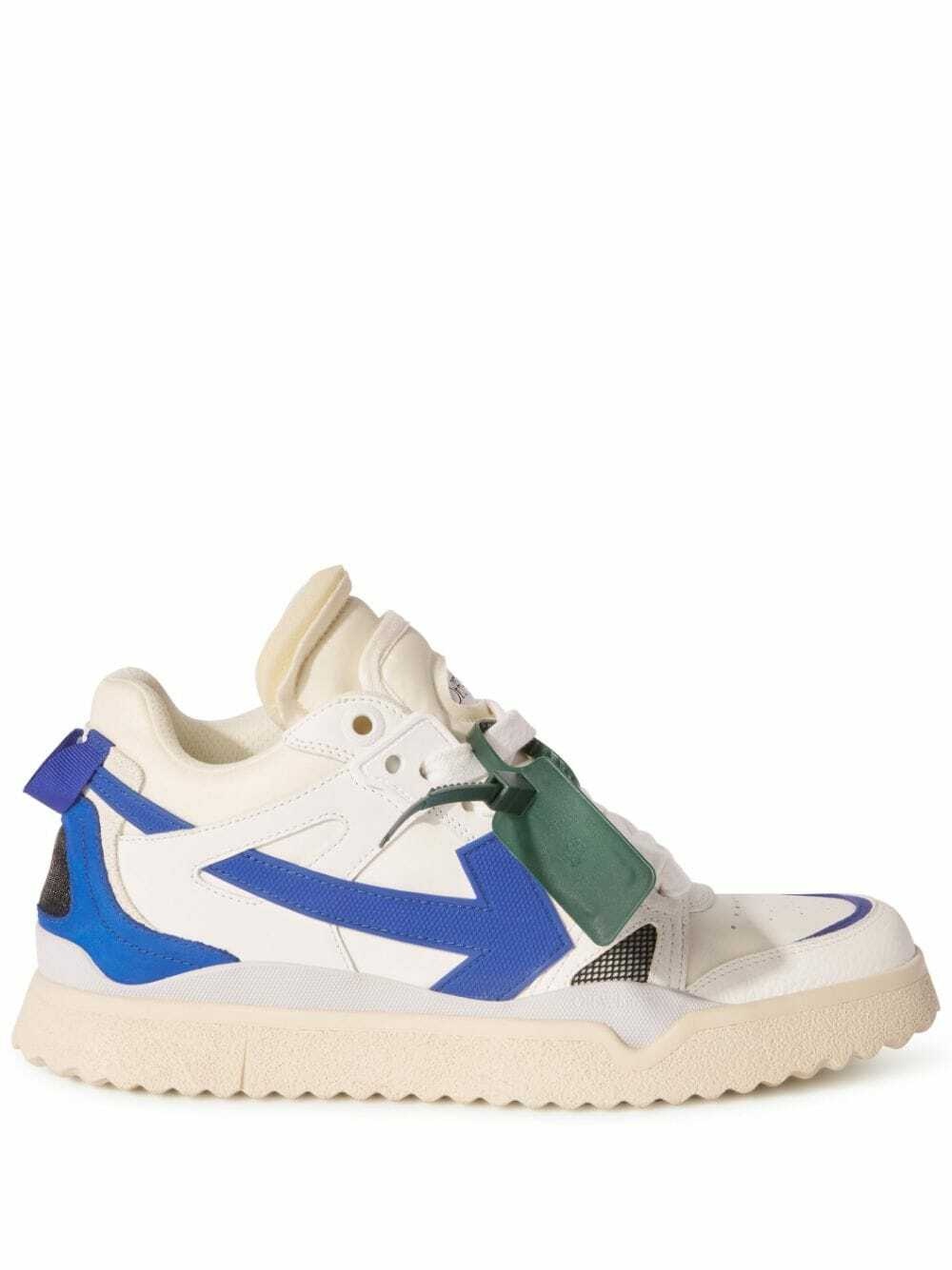 OFF-WHITE - Mid Top Sponge Sneakers Off-White
