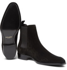 Saint Laurent - Suede Chelsea Boots - Men - Black