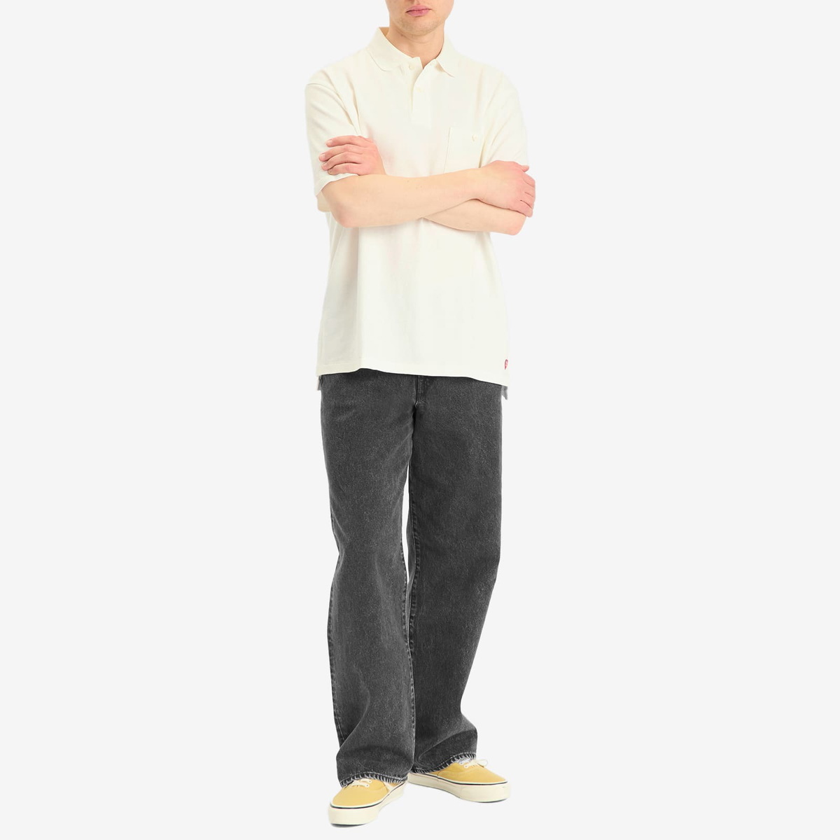 Human Made Men's Heart Polo Shirt in White