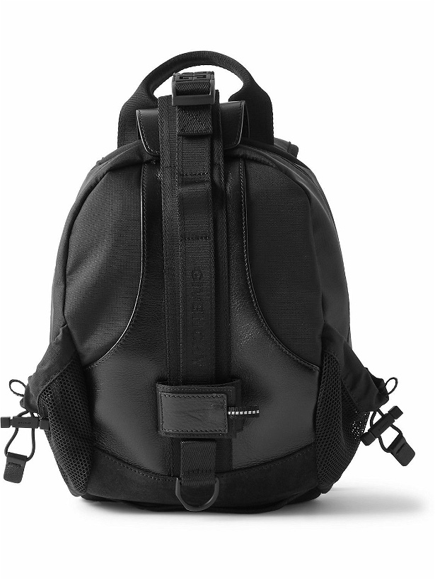 Photo: Givenchy - G-Trail Small Suede-Trimmed Full-Grain Leather and Ripstop Backpack
