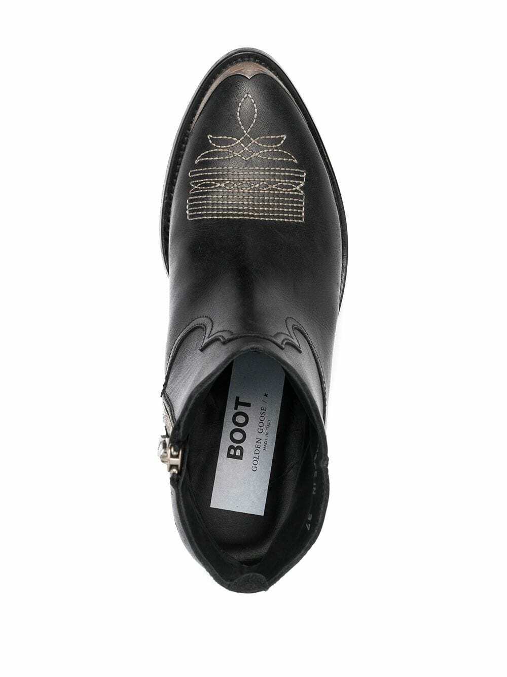 GOLDEN GOOSE - Young Leather Boots Golden Goose Deluxe Brand