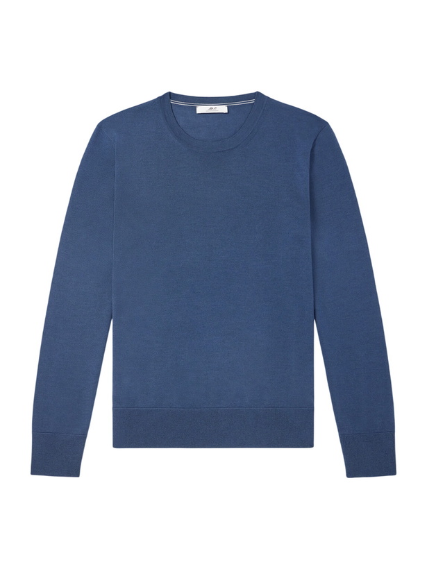 Photo: Mr P. - Wool Sweater - Blue