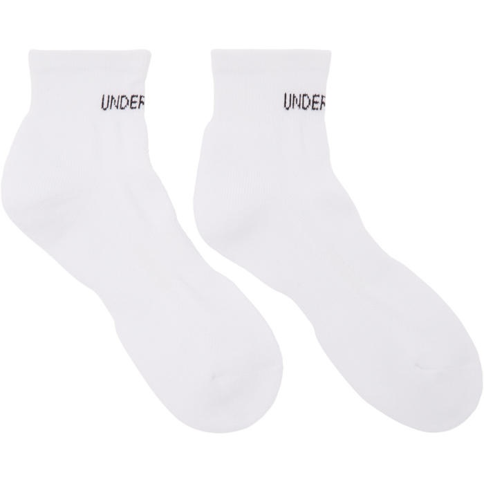 Photo: Undercover White Short Logo Socks