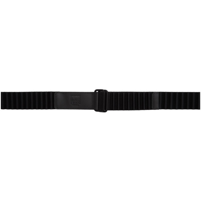 Homme Plisse Issey Miyake Black Pleated Belt Homme Plisse Issey Miyake