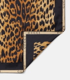 Gucci Leopard-print silk twill scarf