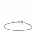 AMI Men's ADC Chain Bracelet in Silver