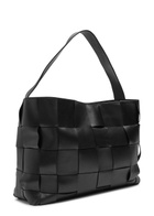 ST. Agni Woven Large Leather Tote - Black - One Size