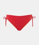 Max Mara Ruched Lurex® bikini bottoms