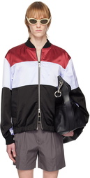 Dries Van Noten Multicolor Paneled Bomber Jacket