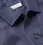 Loro Piana - Paul Linen Shirt - Navy
