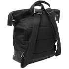 Ally Capellino Frances Waxed Cotton Rucksack in Black