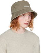 Acne Studios Khaki Twill Bucket Hat