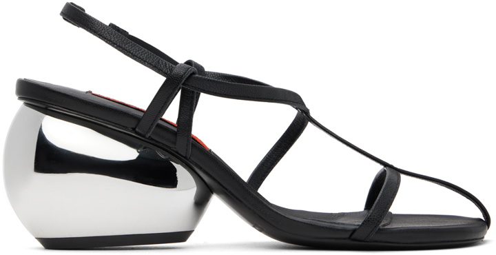 Photo: SIMONMILLER Black Moderno Heeled Sandals