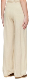 Frenckenberger Off-White Cashmere Lounge Pants