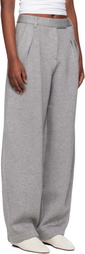 REMAIN Birger Christensen Gray Soft Cocoon Trousers