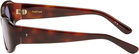 THISTLES Brown 'The Al' Sunglasses