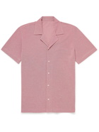 Stòffa - Camp-Collar Cotton-Piqué Shirt - Pink