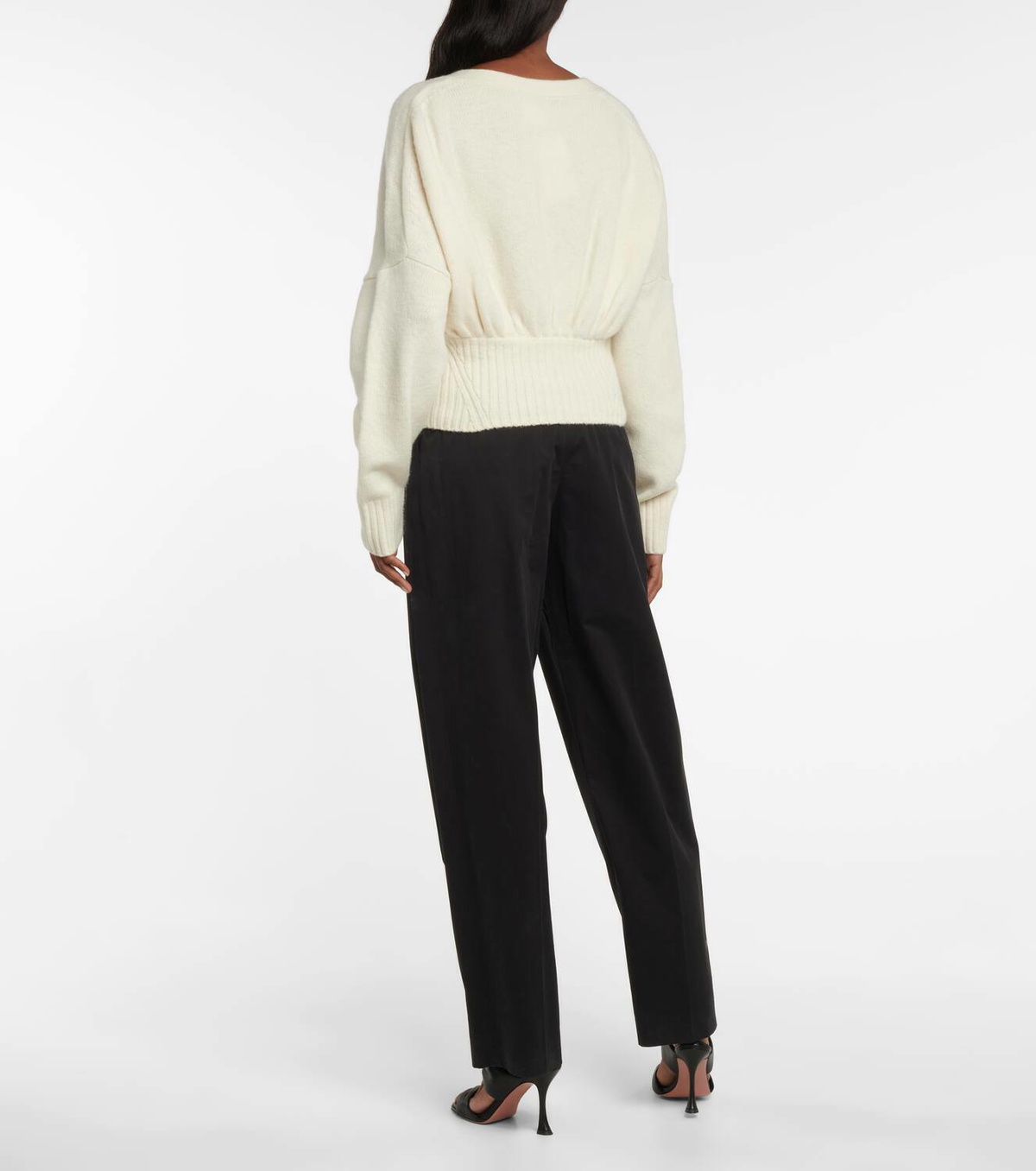 Galvan Luna wool and cashmere-blend cardigan