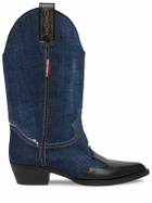 DSQUARED2 - 40mm Denim Cowboy Boots