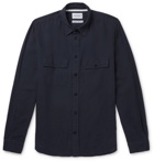 Norse Projects - Villads Cotton and Linen-Blend Twill Shirt - Blue