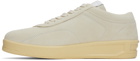 Jil Sander Off-White Lace-Up Sneakers