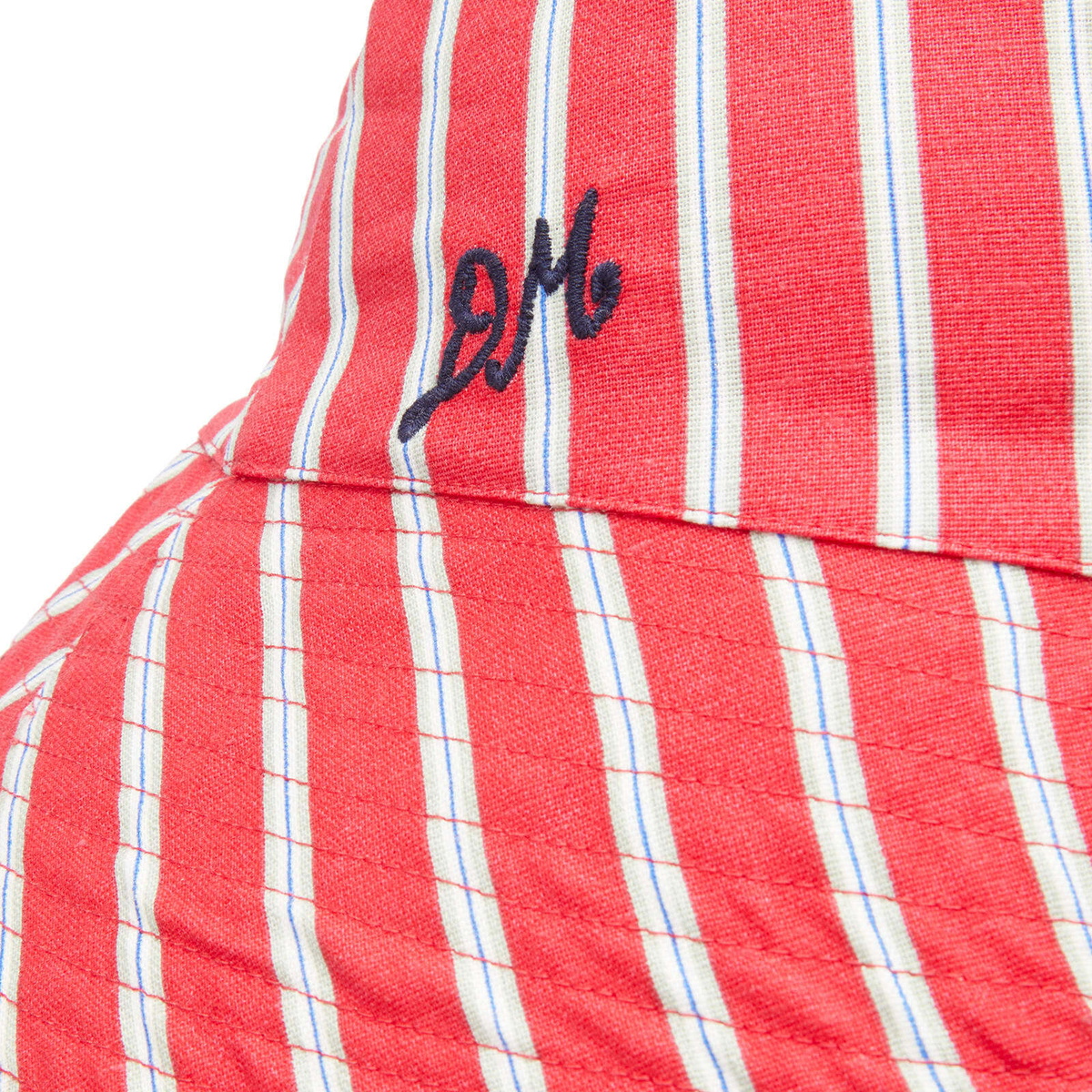 Damson Madder Women's Stripe Sun Hat in Red 