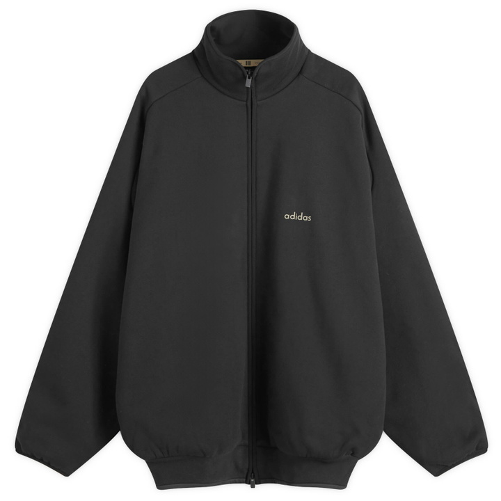Photo: Adidas x FOG Men's Adidas x Fear Of God Athletics Fleece Track Jacket in Black