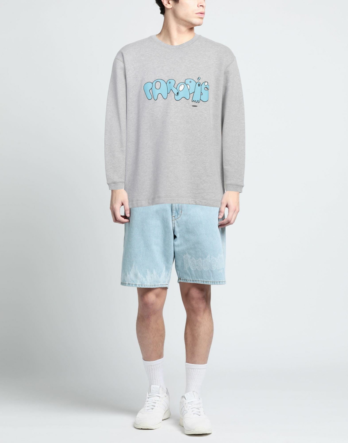 3.paradis Mens Sweatshirt in Light grey