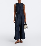 'S Max Mara Wide-leg denim jumpsuit