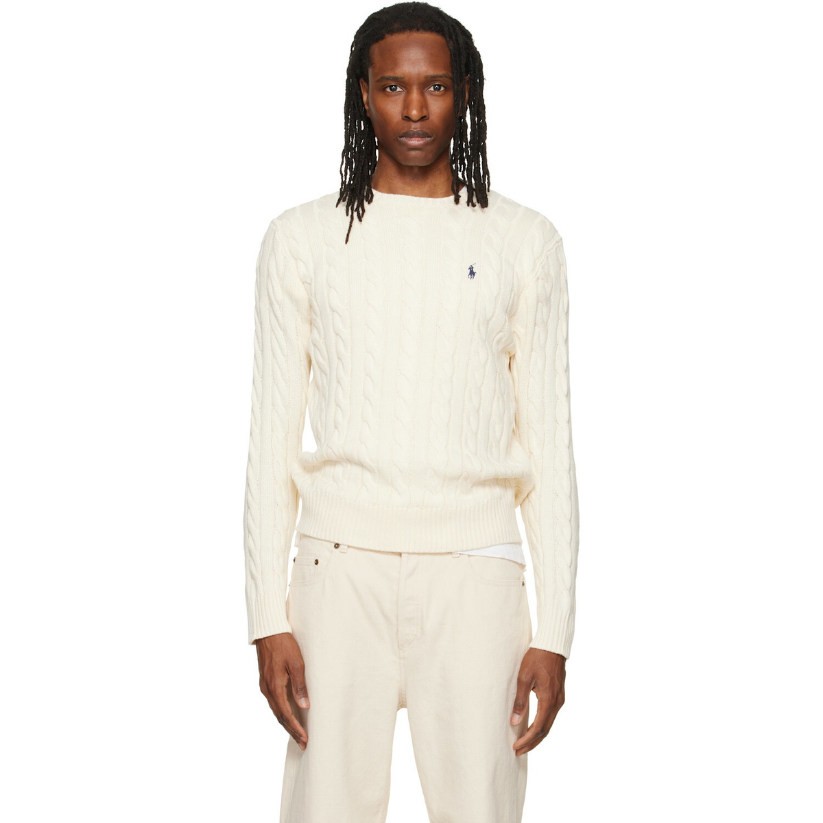 Polo Ralph Lauren Lshzm1 Long Sleeve Knit Grey Pullovers Polo
