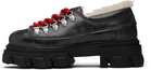 GANNI Black Cleated Derbys