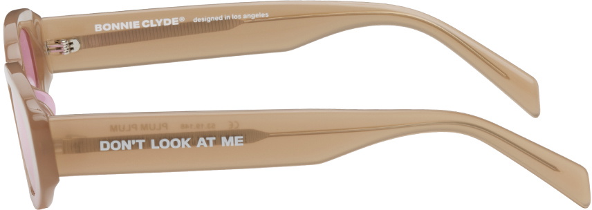BONNIE CLYDE Brown Plum Plum Sunglasses Bonnie Clyde