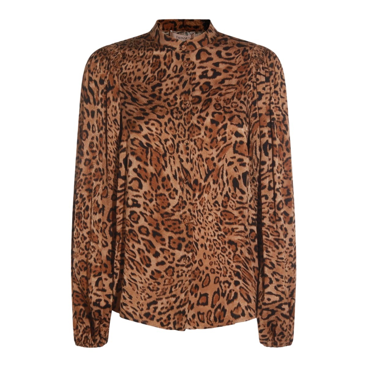 TwinSet Brown Viscose Shirt