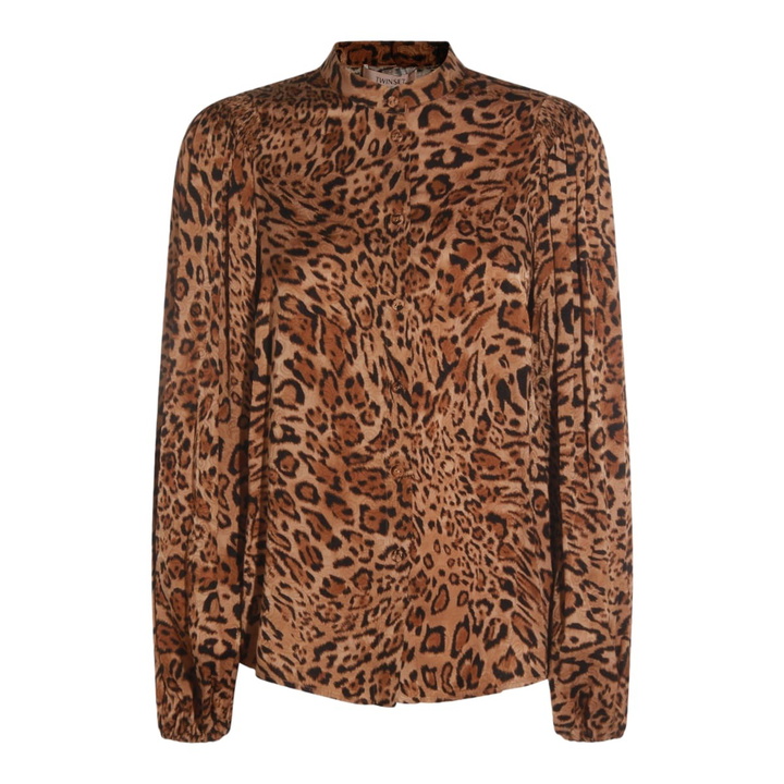 Photo: TwinSet Brown Viscose Shirt
