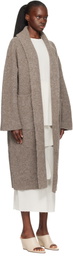 Lauren Manoogian Taupe Double Face Long Coat