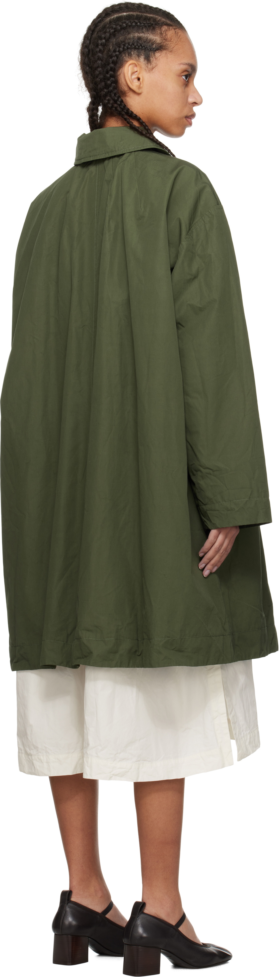 CASEY CASEY Green Drays Coat