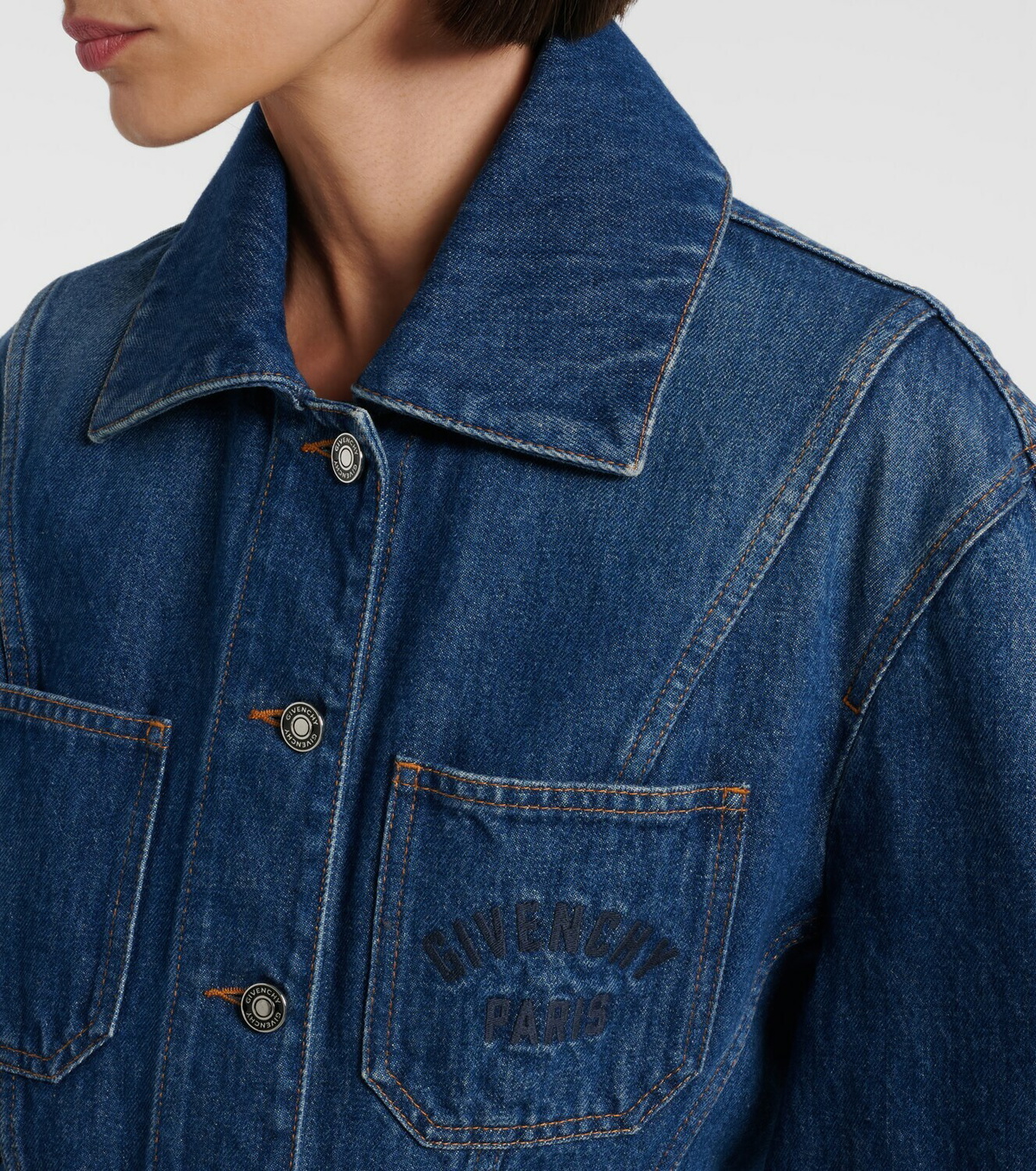 Givenchy Cropped denim jacket