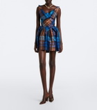 Vivienne Westwood Sunday checked twill minidress
