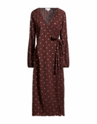 Never Fully Dressed Womens Midi dress in Brown