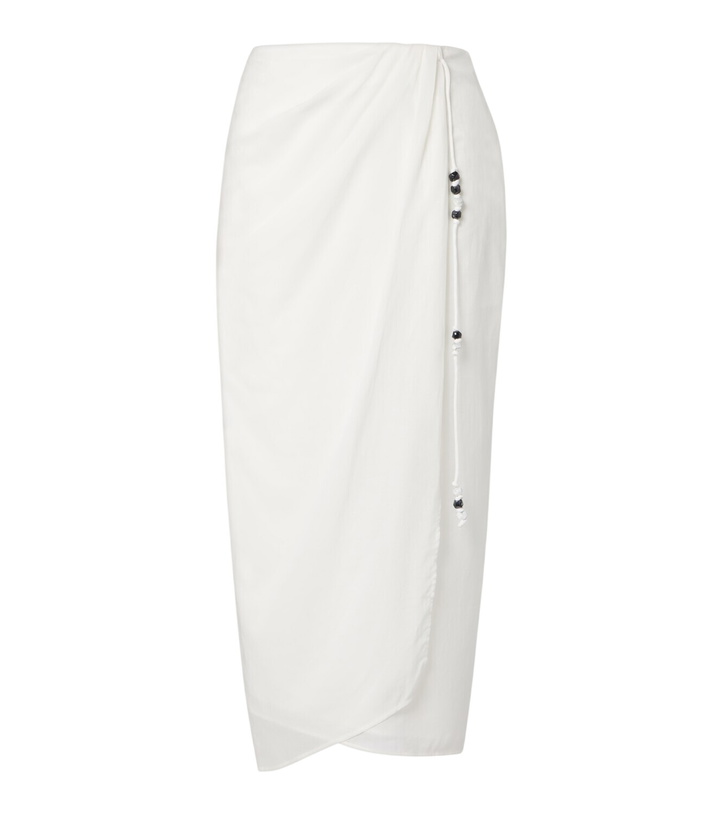 Photo: SIR Azura cotton wrap skirt
