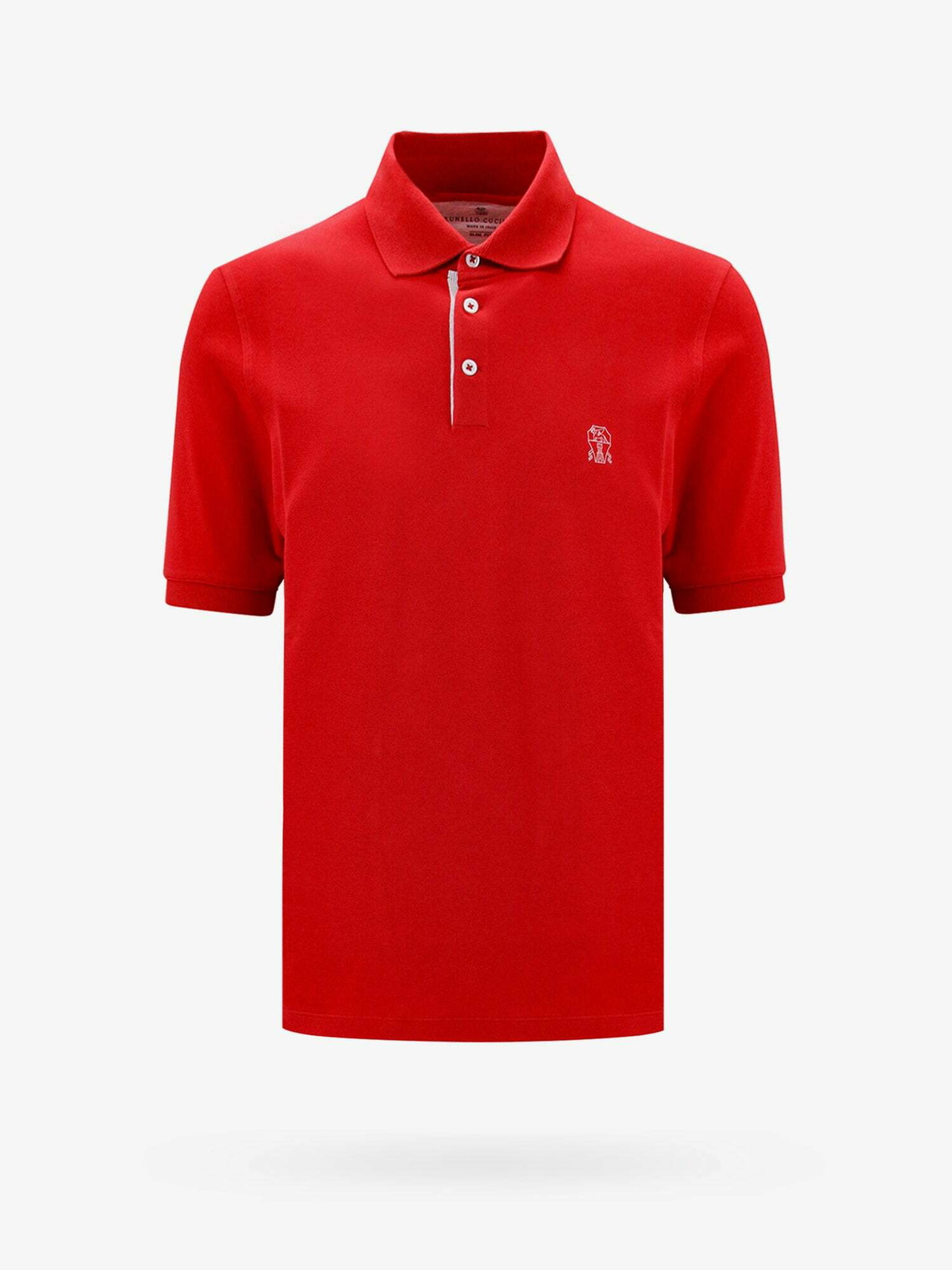 Brunello Cucinelli Polo Shirt Red Mens Brunello Cucinelli