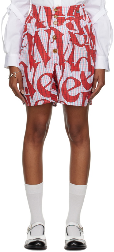 Photo: Vivienne Westwood Pink & Red Romario Shorts