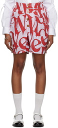 Vivienne Westwood Pink & Red Romario Shorts