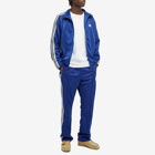 Needles Men's Poly Smooth Zipped Track Pants in Royal