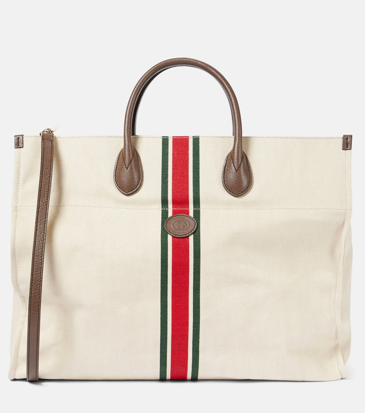 Gucci Large foldable linen tote bag Gucci