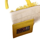 MC2 Saint Barth Yellow Cotton Canvas Colette Handbag